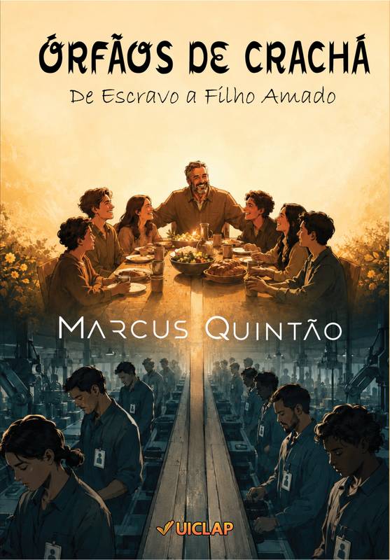 Capa do livro Órfãos de Crachá – De Escravo a Filho Amado, de Marcus Quintão